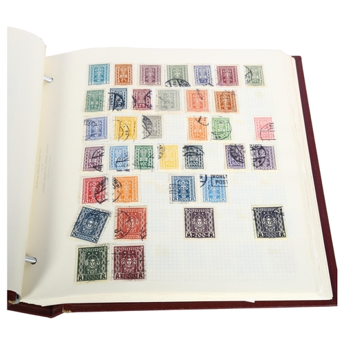 932 - 2 world wide stamp albums, 1 containing Argentinian stamps and stamps from Chile, the other containi... 