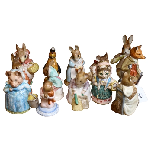 947 - A group of 13 Royal Albert and Royal Doulton Beatrix Potter figures