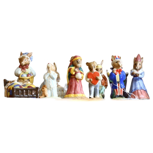 954 - 11 various Royal Doulton Bunnykins figures