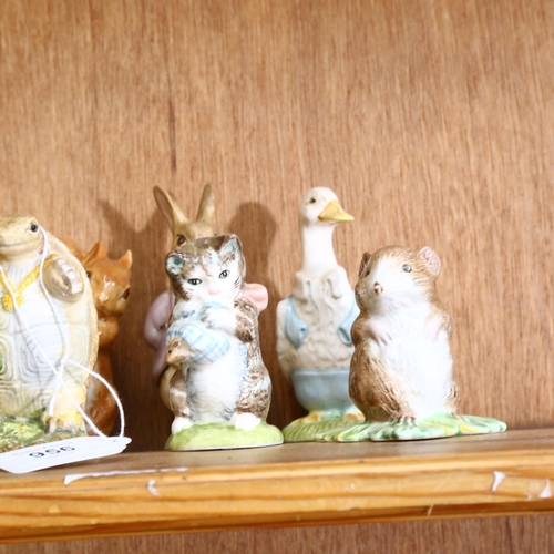 956 - A set of 10 Royal Albert Beatrix Potter figures