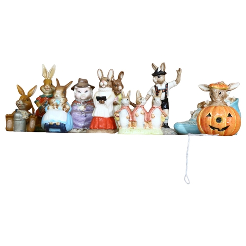 958 - A group of various Royal Doulton and Royal Albert Bunnykins and other figures etc