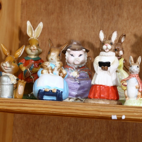 958 - A group of various Royal Doulton and Royal Albert Bunnykins and other figures etc