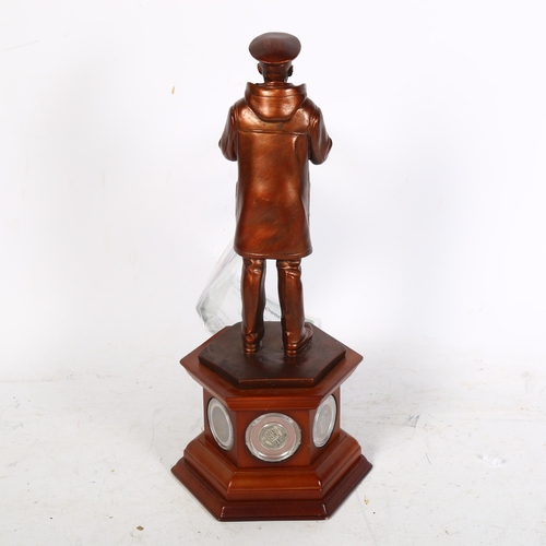 1043 - DANBURY MINT - a limited edition Defender of the Seas figure, on plinth stand, 