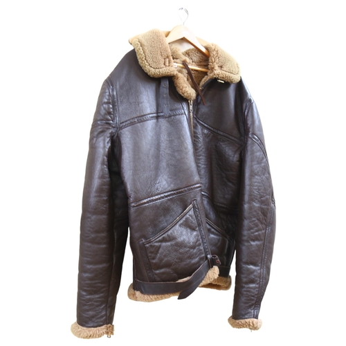 992 - A gent's Vintage sheepskin flying jacket