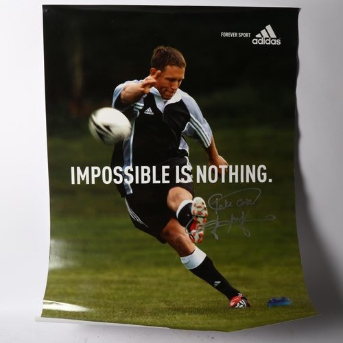 821 - A Jonny Wilkinson rugby poster