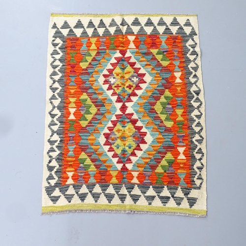 2280 - A Chobi Kilim rug. 113x82cm.