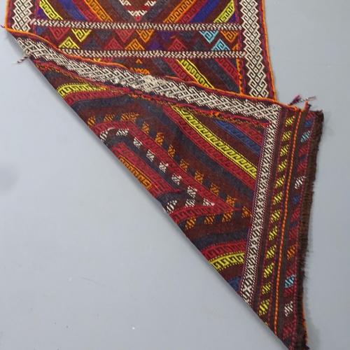 2291 - A Suzni Kilim runner. 310x78cm.