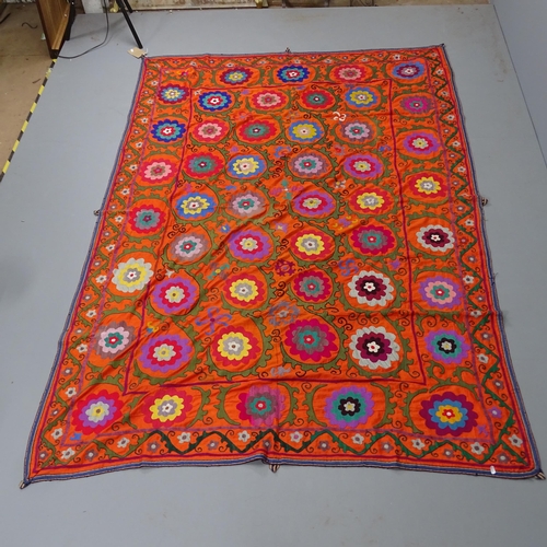 2310 - An Uzbek Suzni wall hanging. 240x160cm.