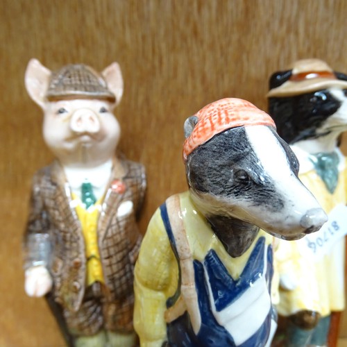 952 - A group of 4 Beswick figures, tallest huntsman fox, 14.5cm