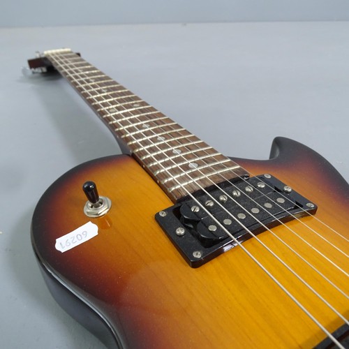 550 - An Aria 6-string electric guitar, with soft case