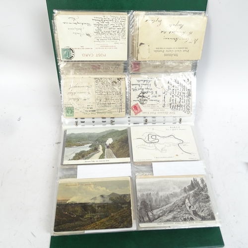 341 - A mixed postcard album, including some early 20th century and later, all views of New Zealand (New Z... 