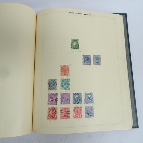 357 - 6 albums of world stamps, including Bahamas Barbados, Gambia etc