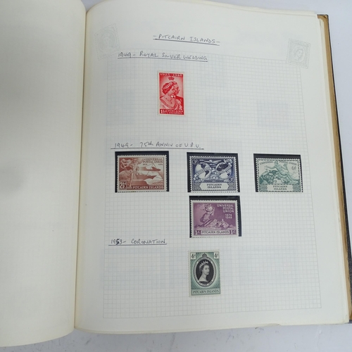 357 - 6 albums of world stamps, including Bahamas Barbados, Gambia etc