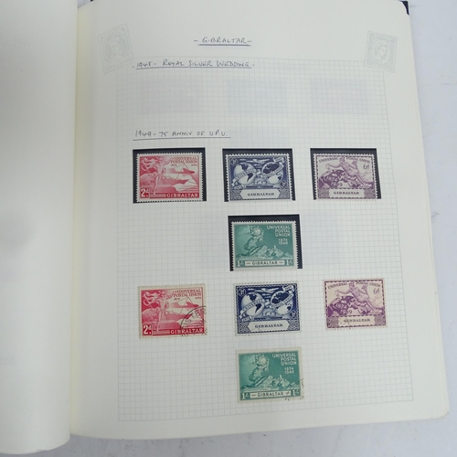 357 - 6 albums of world stamps, including Bahamas Barbados, Gambia etc