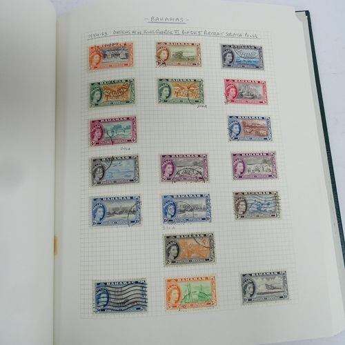 357 - 6 albums of world stamps, including Bahamas Barbados, Gambia etc