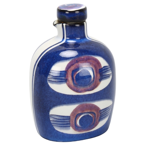 601 - Inge-Lise Koefoed for Royal Copenhagen, a Tenera range faience oil jar, makers marks to basem Nr 154... 