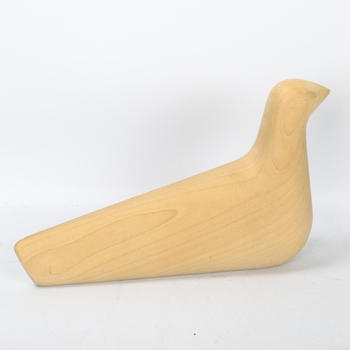 506 - Ronan & Erwan Bouroullec for Vitra - L'Oiseau sculpted wood bird, maker's mark to base, length 23cm