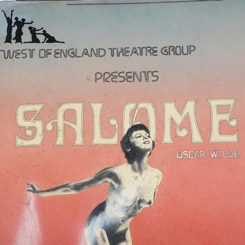 525 - 1980s' original poster mixed media artwork on artist board, for The West of England Theatre's produc... 