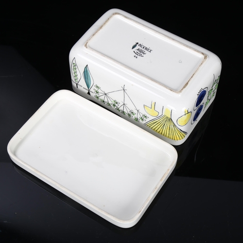 580 - Marianne Westman for Rorstrand, a 1956 design butter dish and cover, from the 