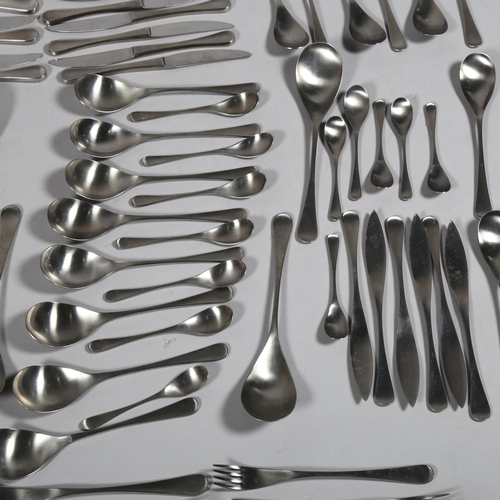 599 - Robert Welch for Old Hall, a 79 piece Alveston design stainless steel cutlery set, all with makers m... 