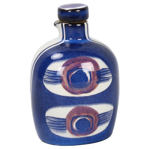 601 - Inge-Lise Koefoed for Royal Copenhagen, a Tenera range faience oil jar, makers marks to basem Nr 154... 