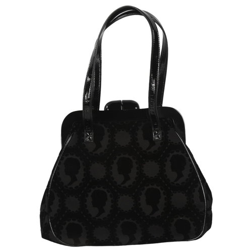 286 - Lulu Guinness Pollyanna cameo design handbag, width 35cm, with dust bag