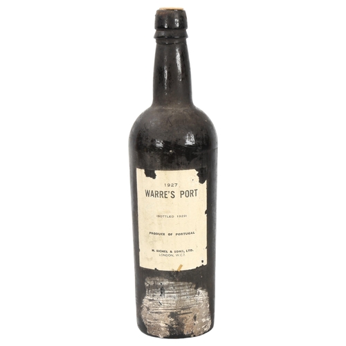 310 - A bottle of 1927 Warre's Port (bottled 1929)