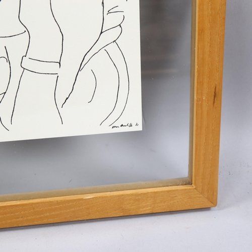 730 - After Henri Matisse, pair of lithographs, portrait studies, 24cm x 18cm, framed