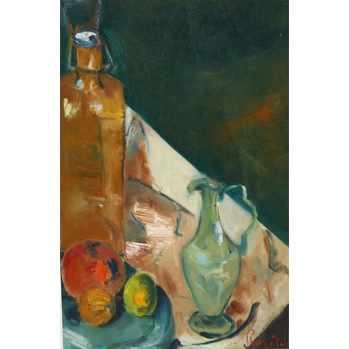 731 - Philippe Hardy (born 1950), still life study, oil on canvas, signed, 41cm x 27cm, framed