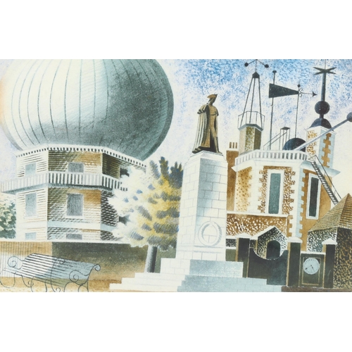 738 - After Eric Ravilious (1903 - 1942), Greenwich Observatory 1937, published by Mainstone Press 2006, n... 