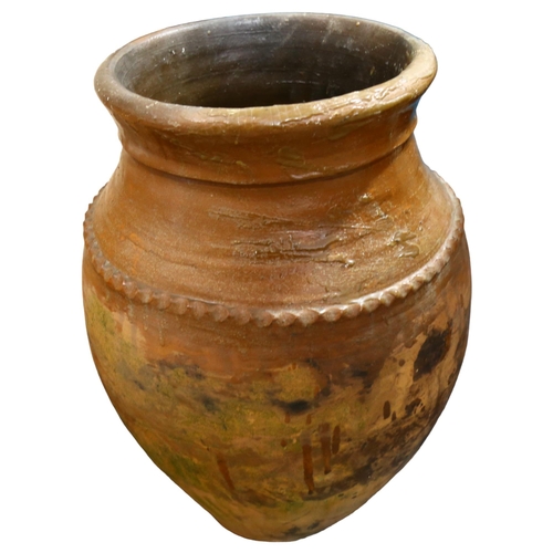 274 - A Mediterranean terracotta oil jar, height 55cm