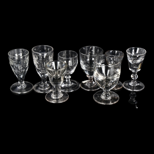 134 - A group of 8 x 18th century glasses (8)