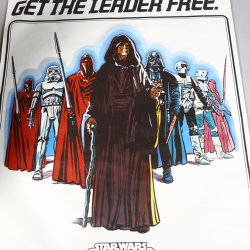 178 - 2 Star Wars - Return Of The Jedi, 1984 Palitoy, toy advertising posters (2)