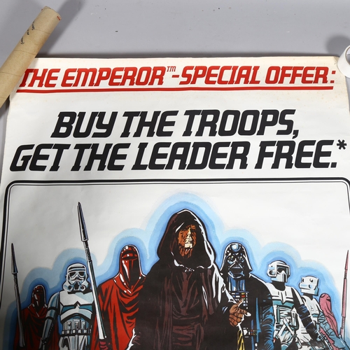 178 - 2 Star Wars - Return Of The Jedi, 1984 Palitoy, toy advertising posters (2)