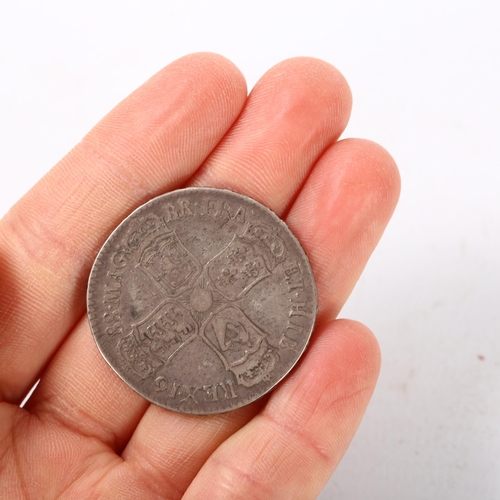 205 - A James II silver half crown dated 1688, 14.7g, diameter 32.8mm