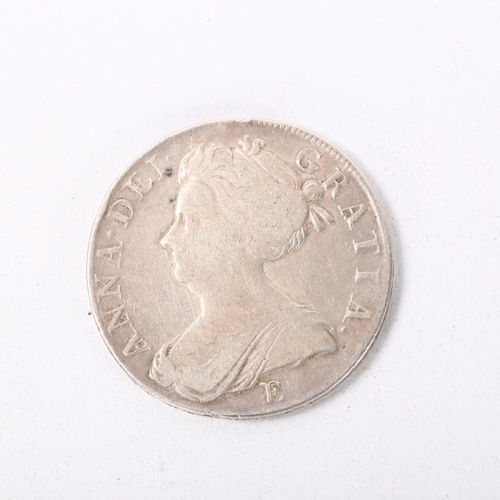 206 - A Queen Anne crown, Edinburgh Mint dated 1707, 30g, diameter 39.2mm