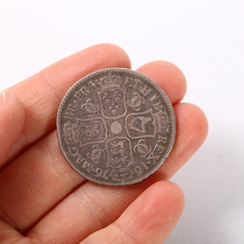 207 - A Charles II silver half crown dated 1676, 14.1g, diameter 32.5mm