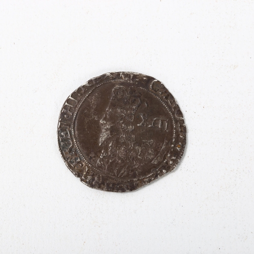 210 - A Charles I silver shilling with Enca? Mint mark, 6.1g, diameter approx 30mm