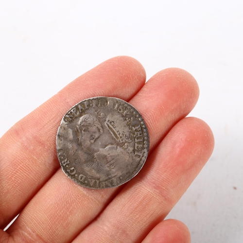 211 - A Philip and Mary ?? silver sixpence dated 1554, 3g, diameter 26.8mm