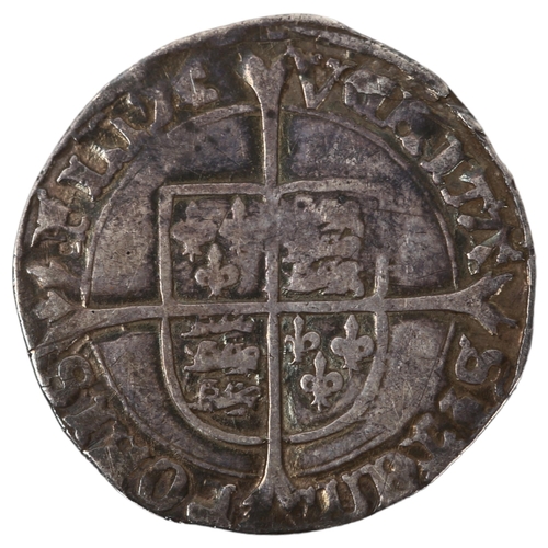 212 - A silver groat Mary 1553 - 1554 with Pomegranate Mint mark, 2.1g, diameter 23.5mm