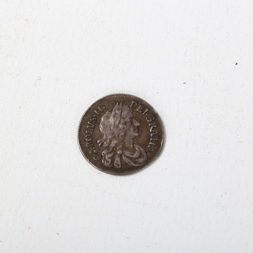 223 - A Charles II silver half groat dated 1678, 0.9g, diameter 13.7mm