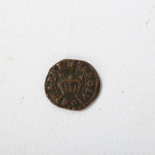 224 - A Charles I Rose farthing, 1.1g, diameter 13.5mm