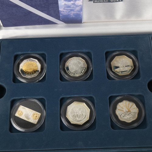 233 - The Royal Mint Masterpiece Millennium Collection of Silver Proof coins, 24 in total, silver content ... 