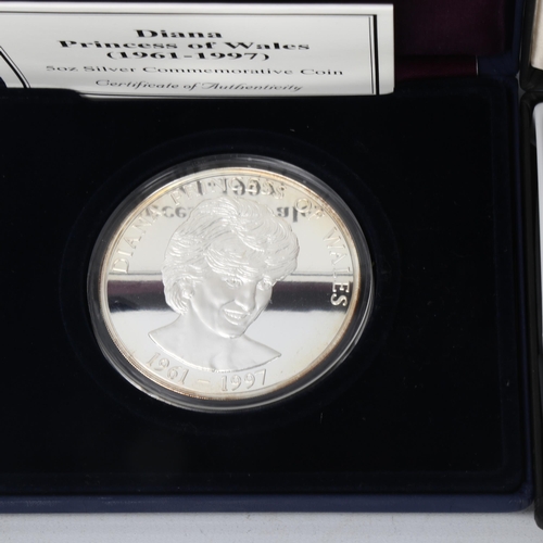 237 - The Westminster Mint - 3 large presentation silver proof coins, comprising 5oz 1997 Guernsey Ten Pou... 