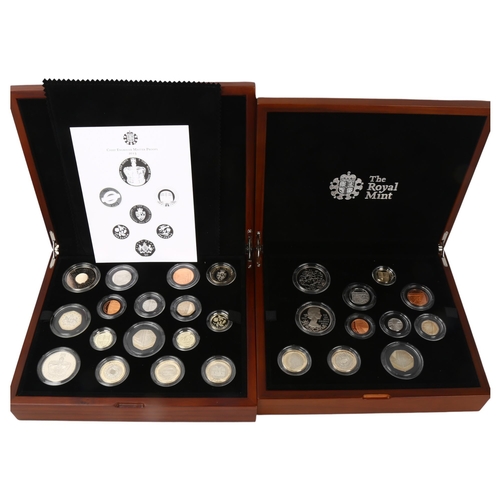 256 - The Royal Mint 2012 and 2013 Premium Proof Coin sets, in presentation boxes with certificates