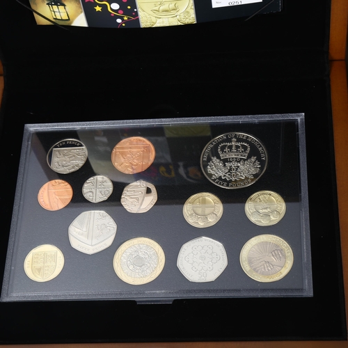 257 - The Royal Mint - 4 Executive Proof sets of coins, 2008 to 2011, in presentation boxes with certifica... 