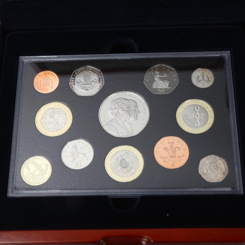 260 - 4 Royal Mint Executive Proof Coin collections, 2004 to 2007, in presentation cases with certificates