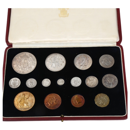 261 - A 1937 George VI Specimen Coin set, in original presentation box and outer box