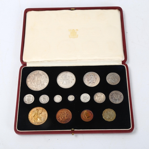 261 - A 1937 George VI Specimen Coin set, in original presentation box and outer box