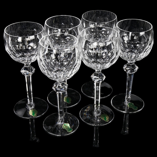 262 - A set of 6 Waterford Irish Crystal Curraghmore pattern glasses (6)